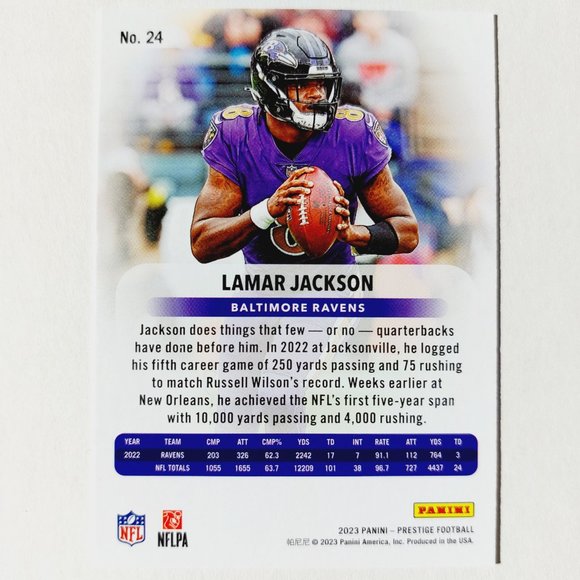 Baltimore Ravens (Lamar Jackson) - FTBL [3_LJ3] - Picture 3 of 3